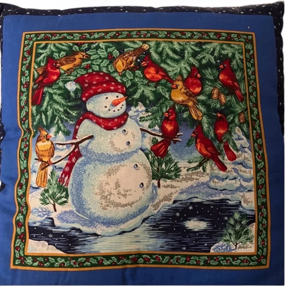 Snowman Decorative Pillow